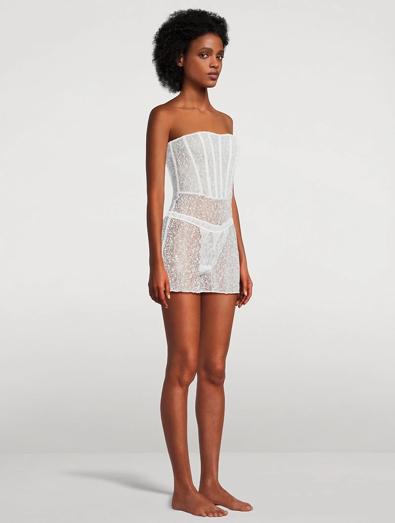 Ange Strapless Mini Dress