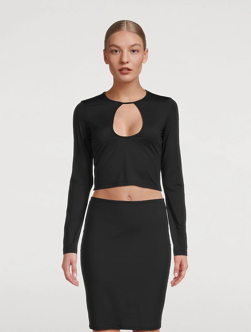Echauffe Keyhole Top