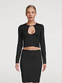 Echauffe Keyhole Top
