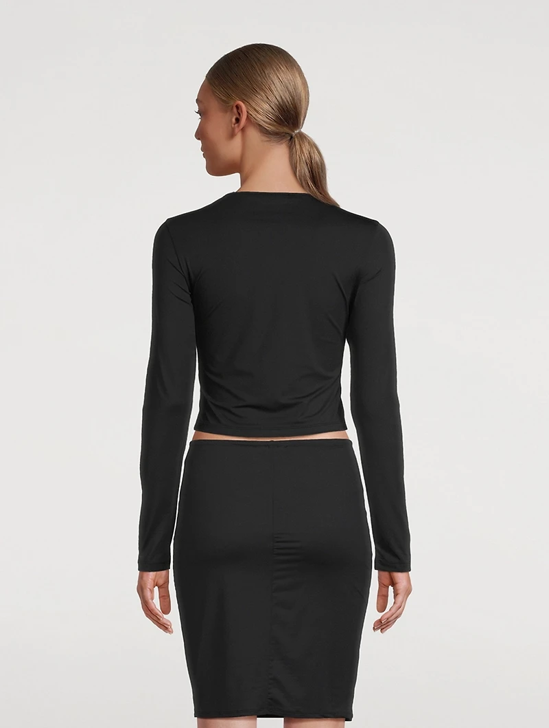 Echauffe Keyhole Top