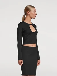 Echauffe Keyhole Top