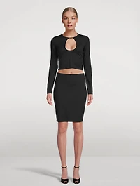 Echauffe Keyhole Top