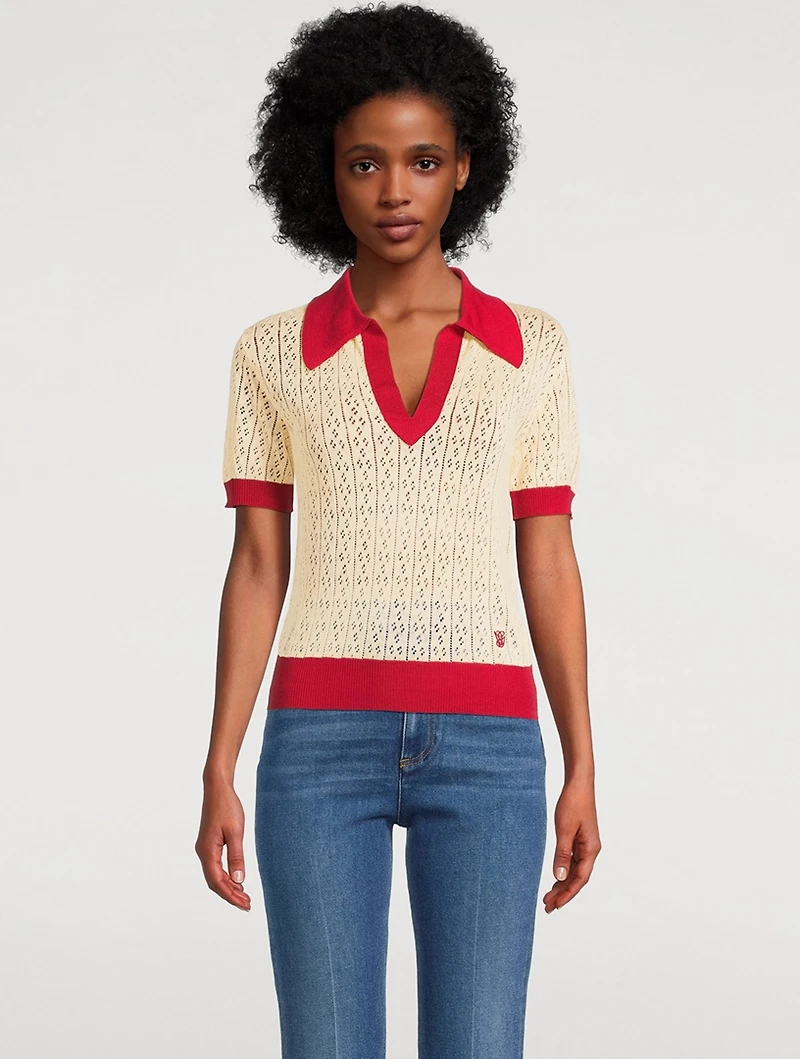 Knit Polo Shirt