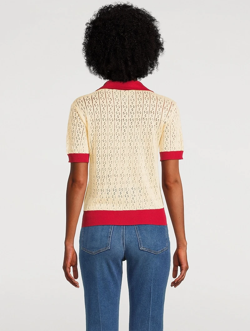 Knit Polo Shirt
