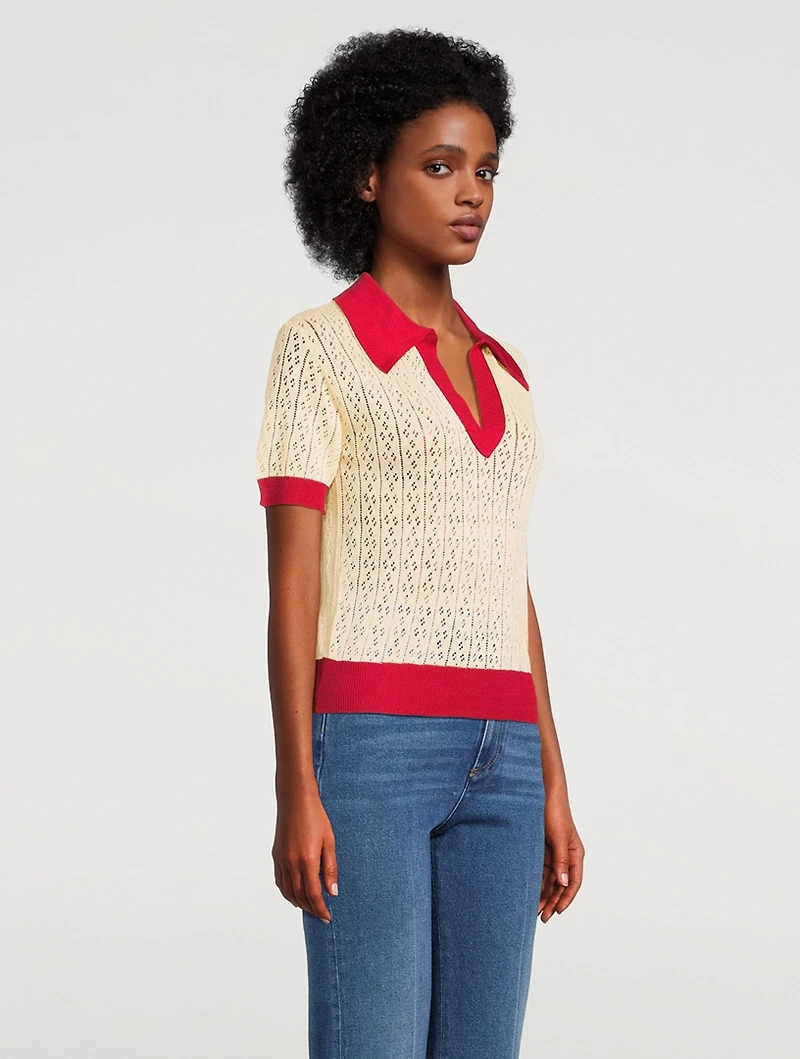 Knit Polo Shirt