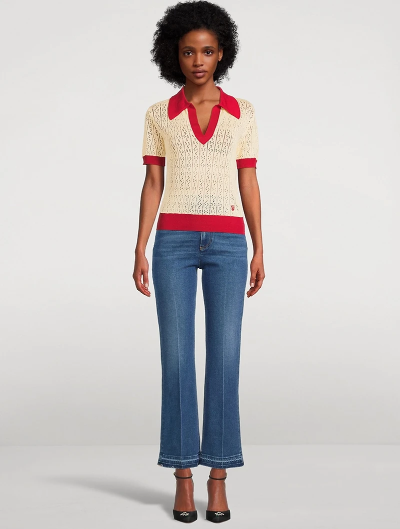 Knit Polo Shirt