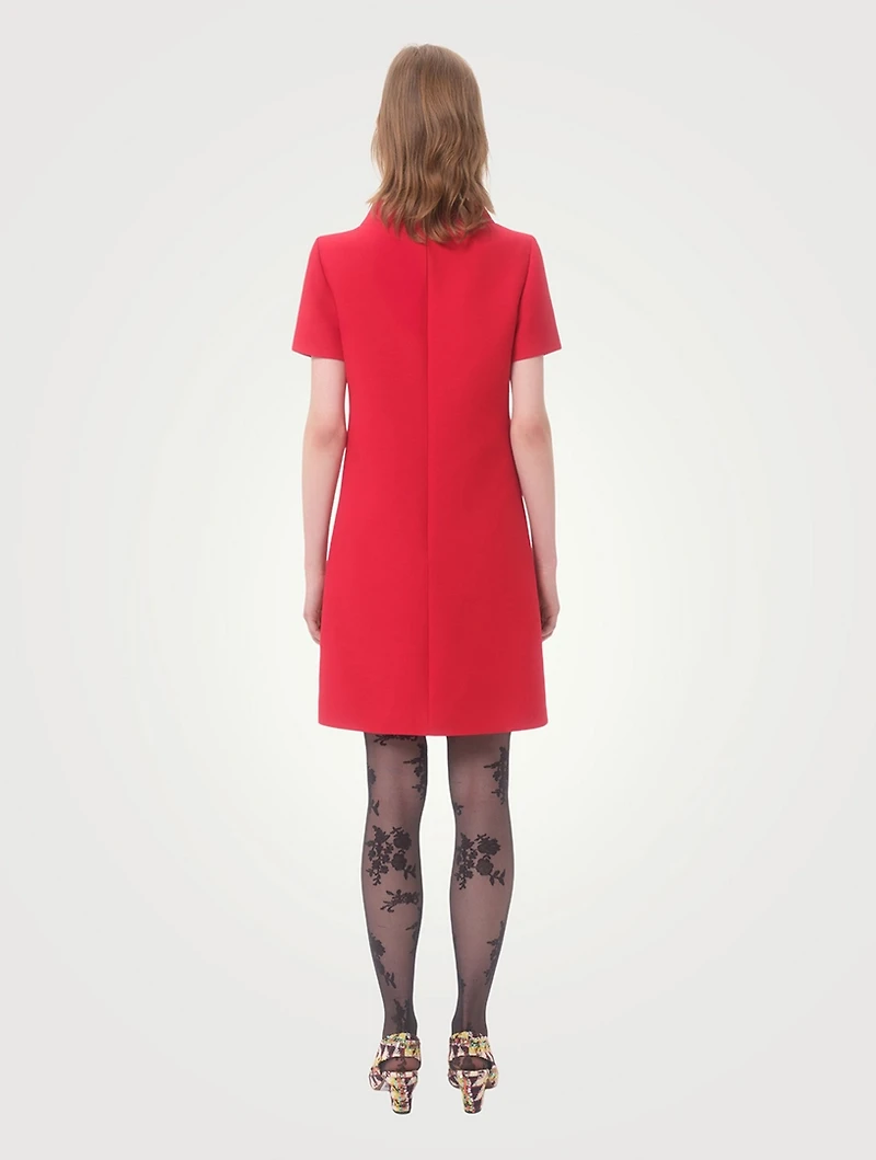 Crêpe Couture Mini Dress