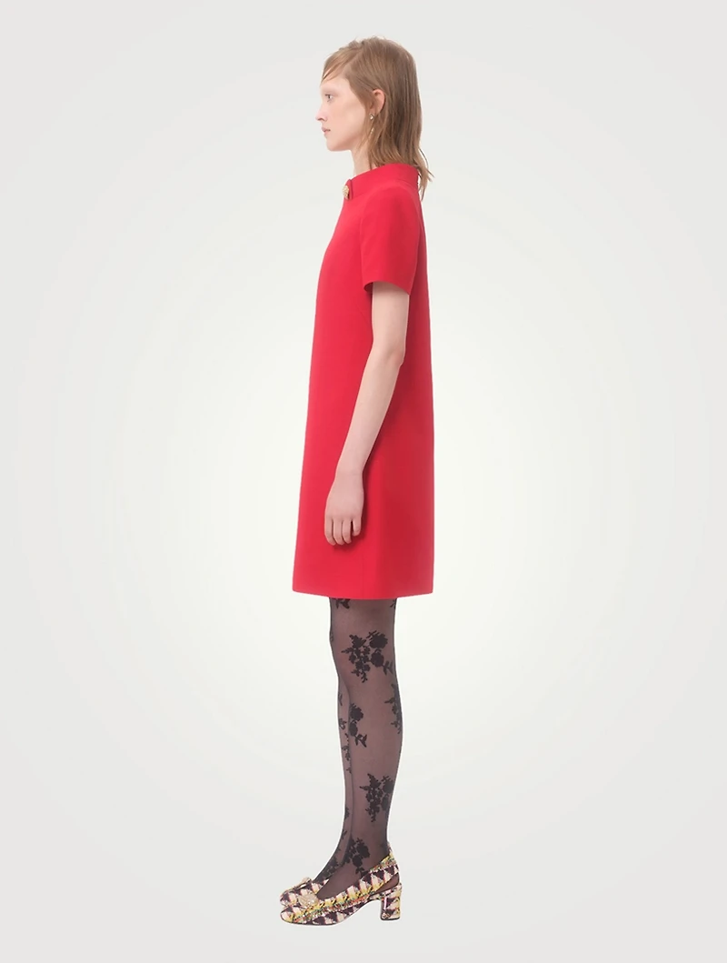 Crêpe Couture Mini Dress
