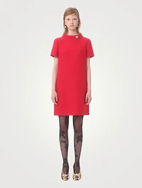 Crêpe Couture Mini Dress
