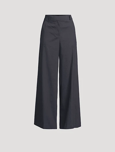 Good Linen Wide-Leg Trousers