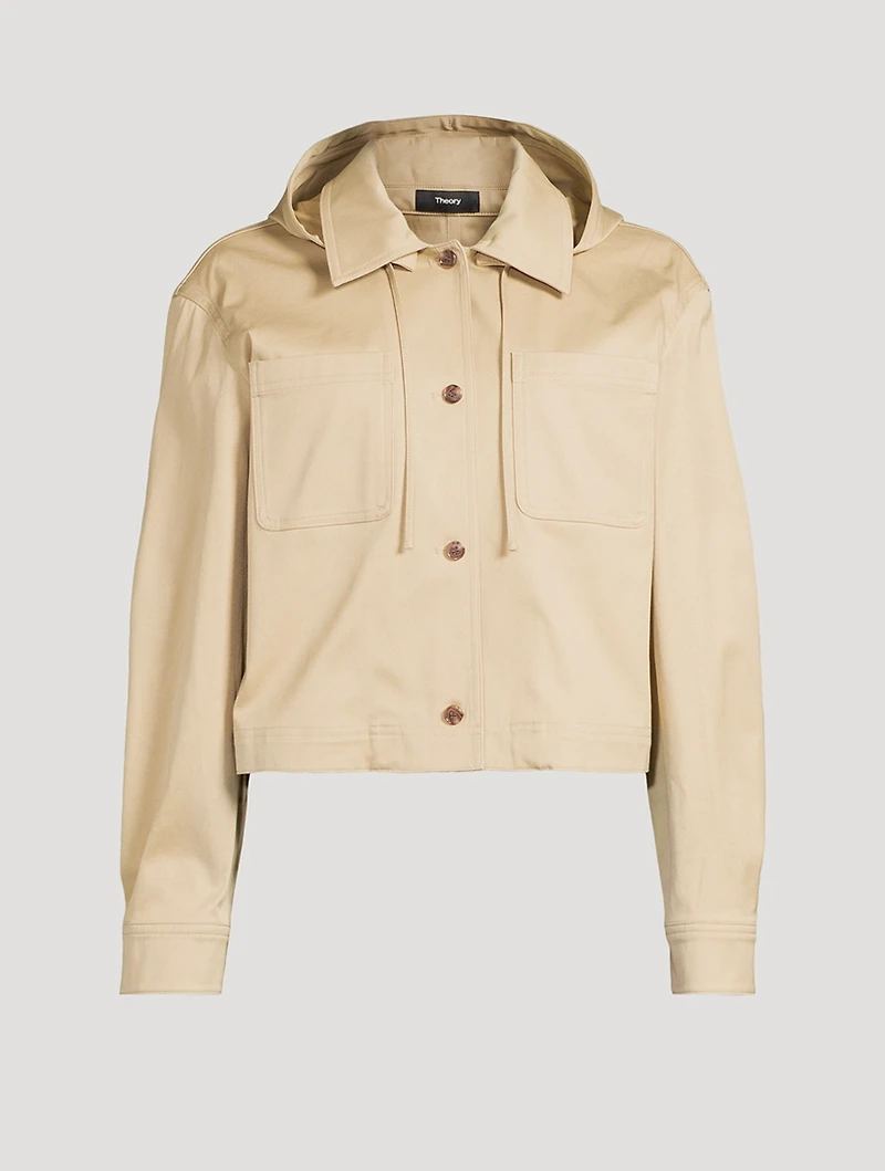 Cropped Chino Jacket
