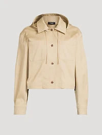 Cropped Chino Jacket