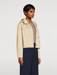 Cropped Chino Jacket