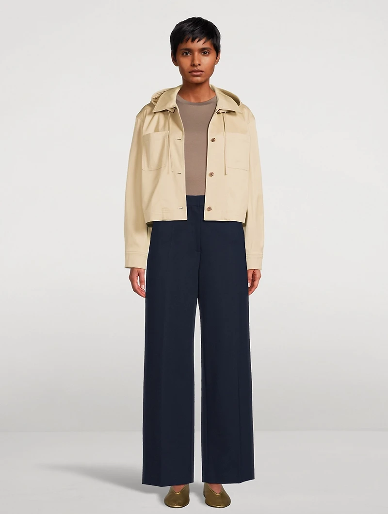 Cropped Chino Jacket