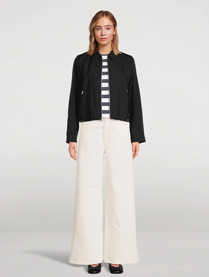 Boxy T-Shirt Stripe Print