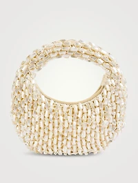 Reef Shell-Beaded Clutch