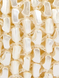 Reef Shell-Beaded Clutch