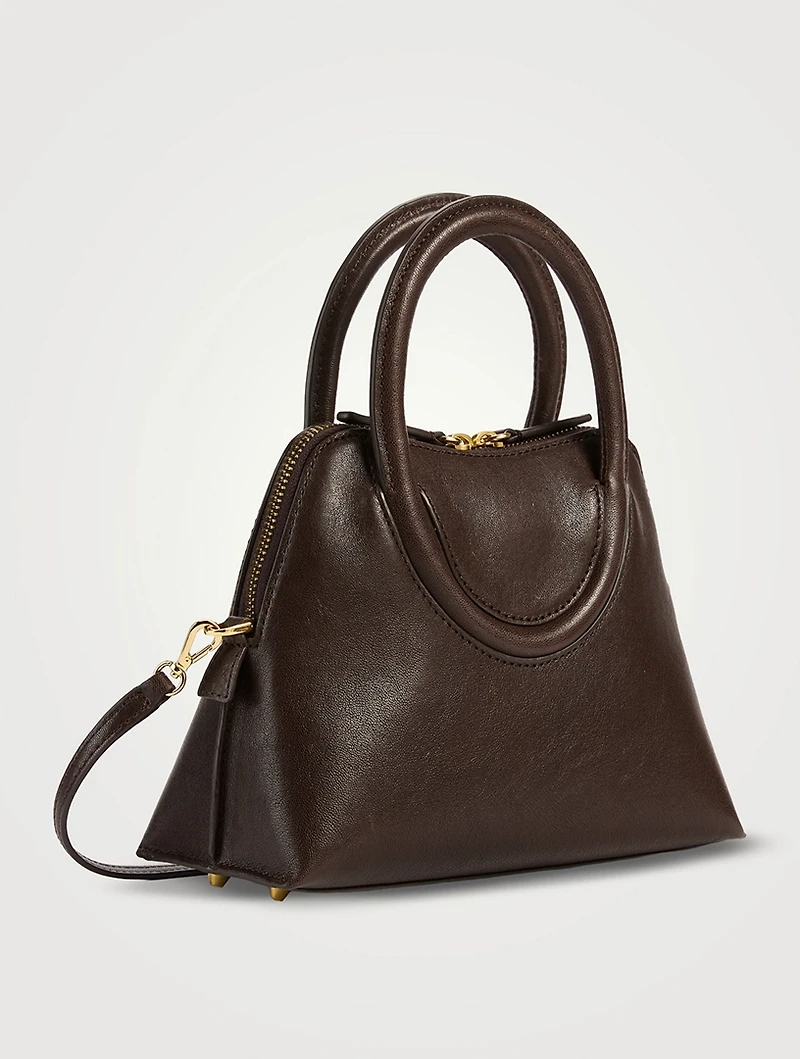 Mini Naomi Leather Satchel