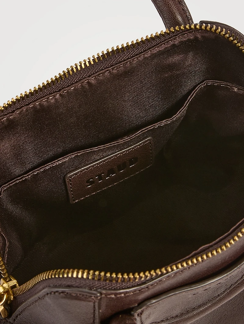 Mini Naomi Leather Satchel