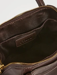 Mini Naomi Leather Satchel