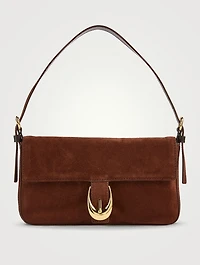 Harlow Suede Baguette