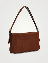 Harlow Suede Baguette