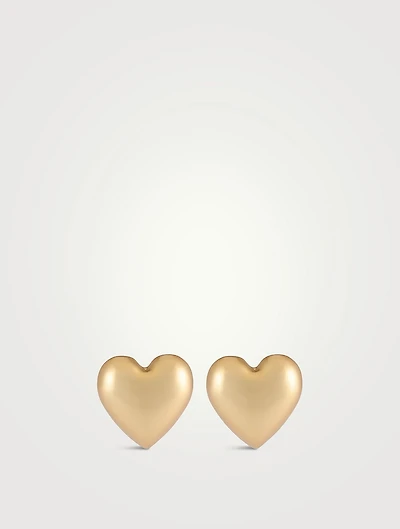 The Puffy Heart Stud Earrings