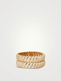 Set Of Two The Pavé Cobra Bracelets