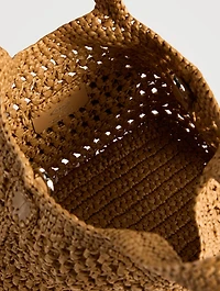 Mini Raffia Tote Bag