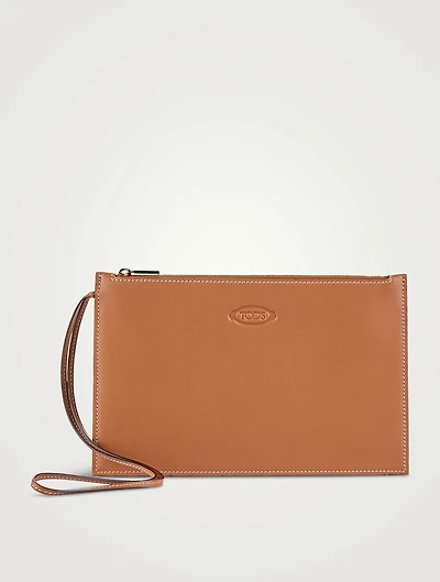 Large T Timeless Raffia Shopping Bag