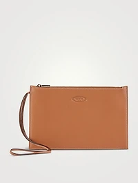 Large T Timeless Raffia Shopping Bag