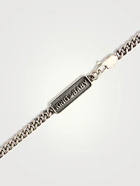 Silver Fine Curb Chain Necklace