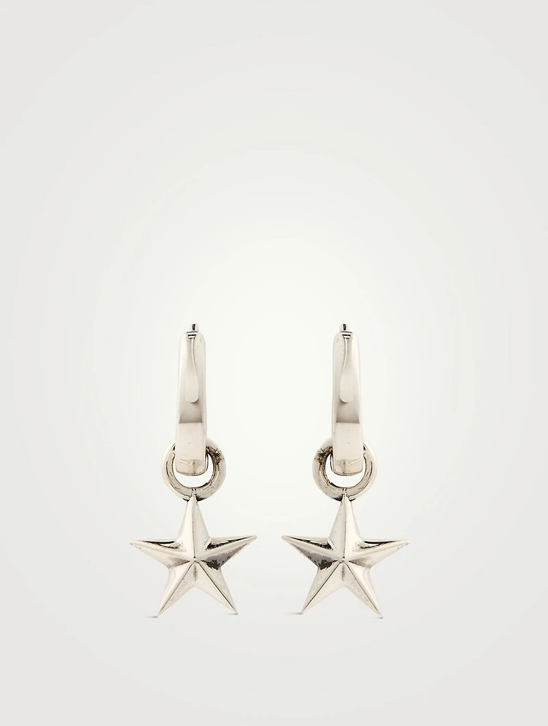 Silver Star Earrings