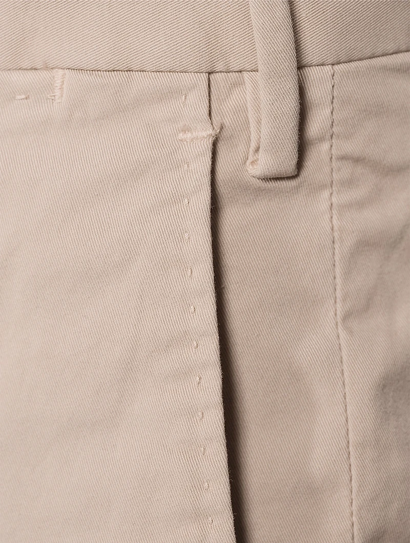 Stretch Cotton Slim-Fit Trousers