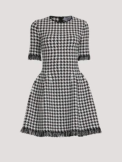 Houndstooth Mini Dress
