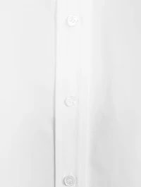 Ruffled Slash Poplin Shirt