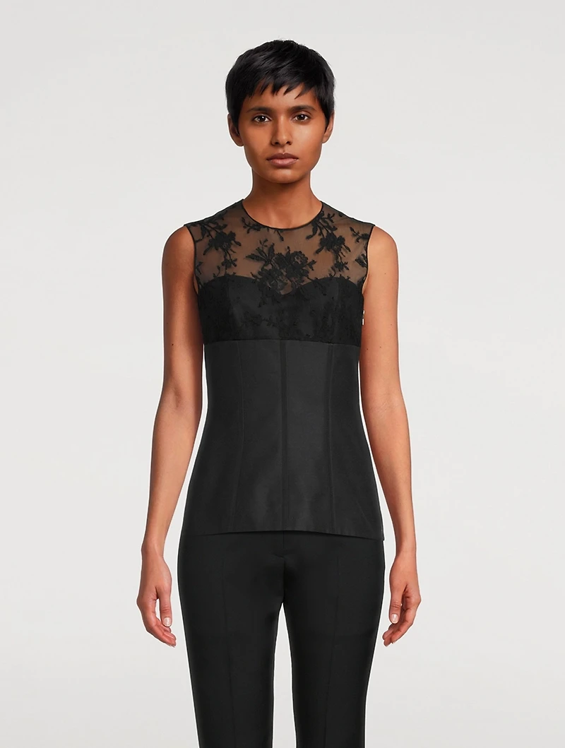 Lace Bustier Top
