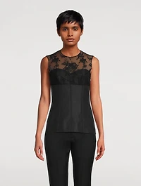 Lace Bustier Top
