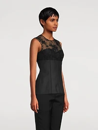 Lace Bustier Top