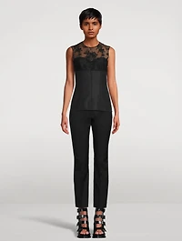 Lace Bustier Top