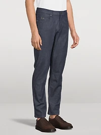 Stretch Denim Pants