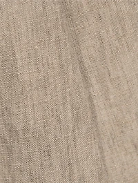 Faded Linen Straight-Leg Trousers