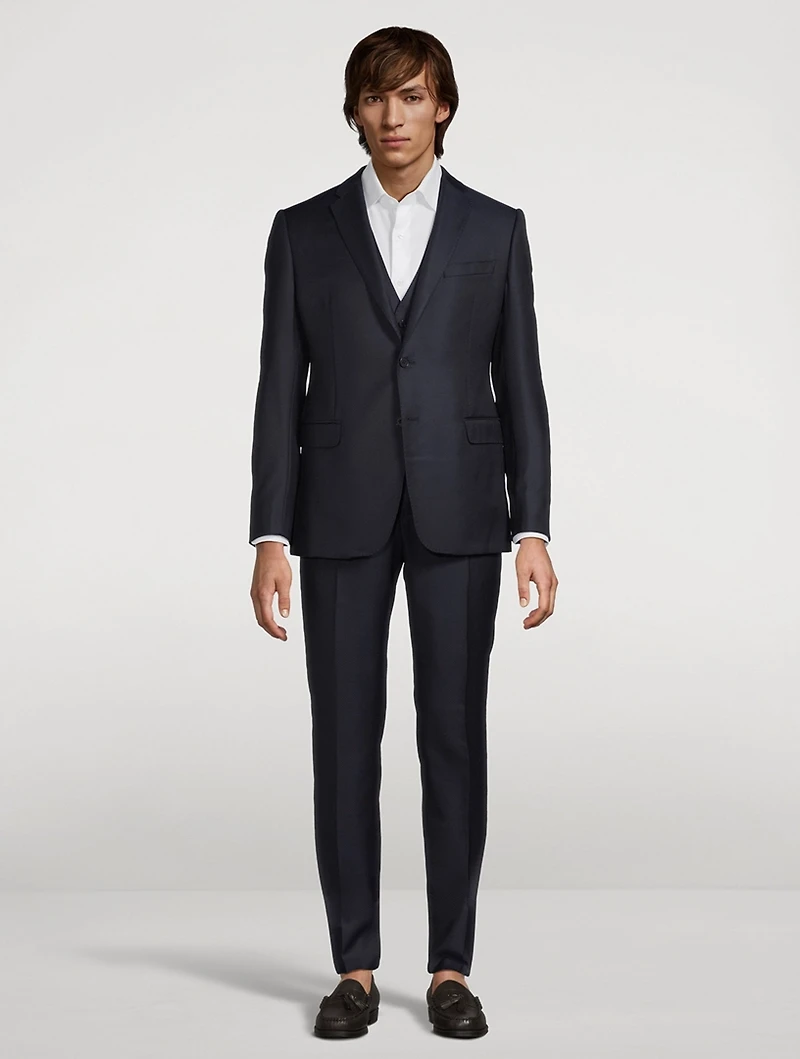 Wool And Silk Two-Piece Suit