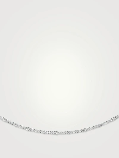Gravity Silver Chain Necklace