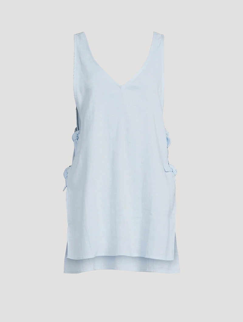 Riviera Side-Tie Mini Dress