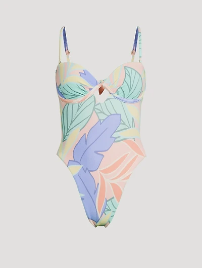 Mabel Underwire Bandeau One-Piece Swimsuit