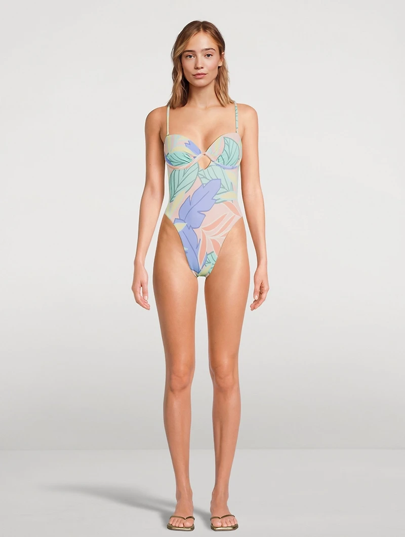 Mabel Underwire Bandeau One-Piece Swimsuit