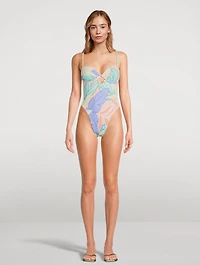 Mabel Underwire Bandeau One-Piece Swimsuit