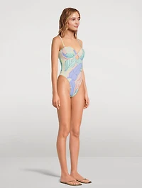 Mabel Underwire Bandeau One-Piece Swimsuit