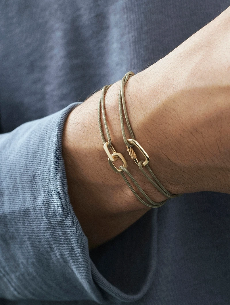 Men's Unity 14K Gold Bracelet